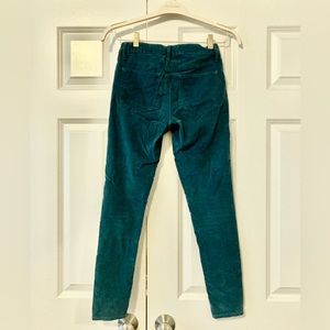 Joe’s Jeans Mid Rise Skinny Blue Velvet